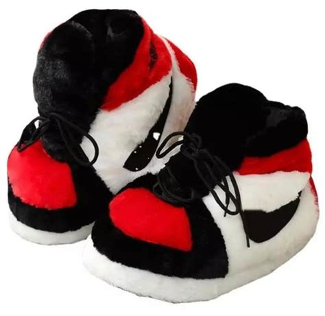 nike jordan fluffy slippers.